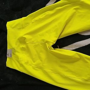 Adidas Aeroready Neon Ribbed Training Leggings